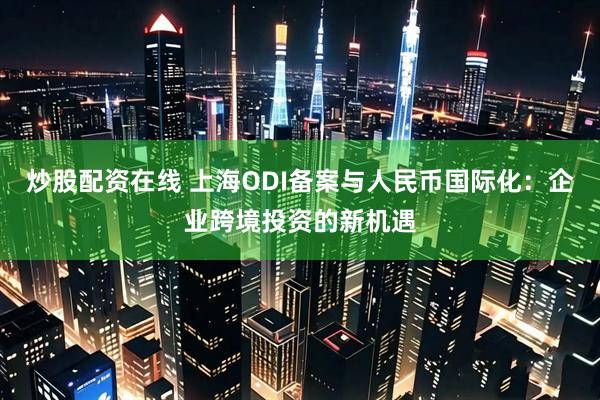炒股配资在线 上海ODI备案与人民币国际化：企业跨境投资的新机遇