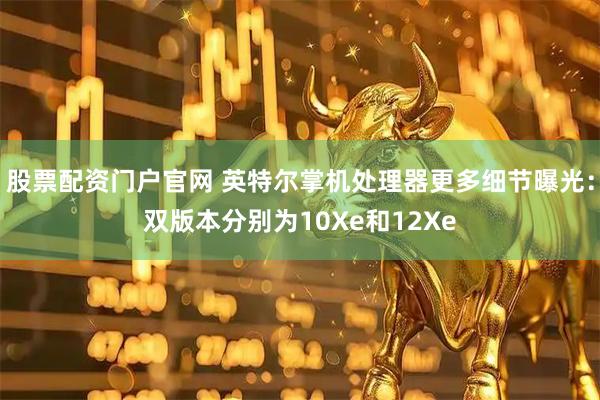 股票配资门户官网 英特尔掌机处理器更多细节曝光：双版本分别为10Xe和12Xe